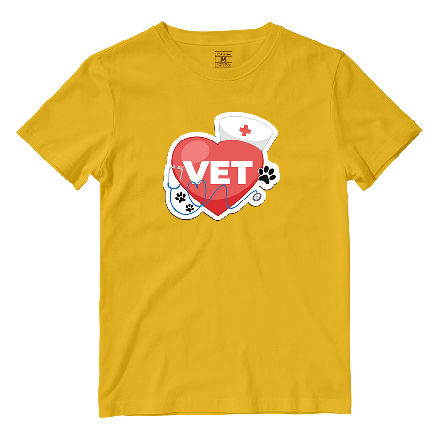 Cotton Shirt: Vet Heart