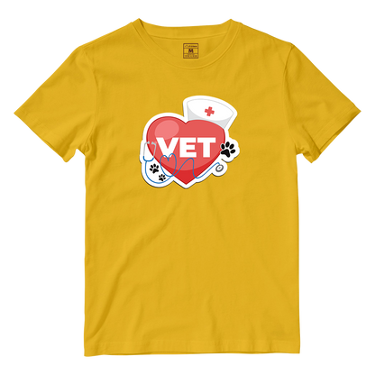 Cotton Shirt: Vet Heart