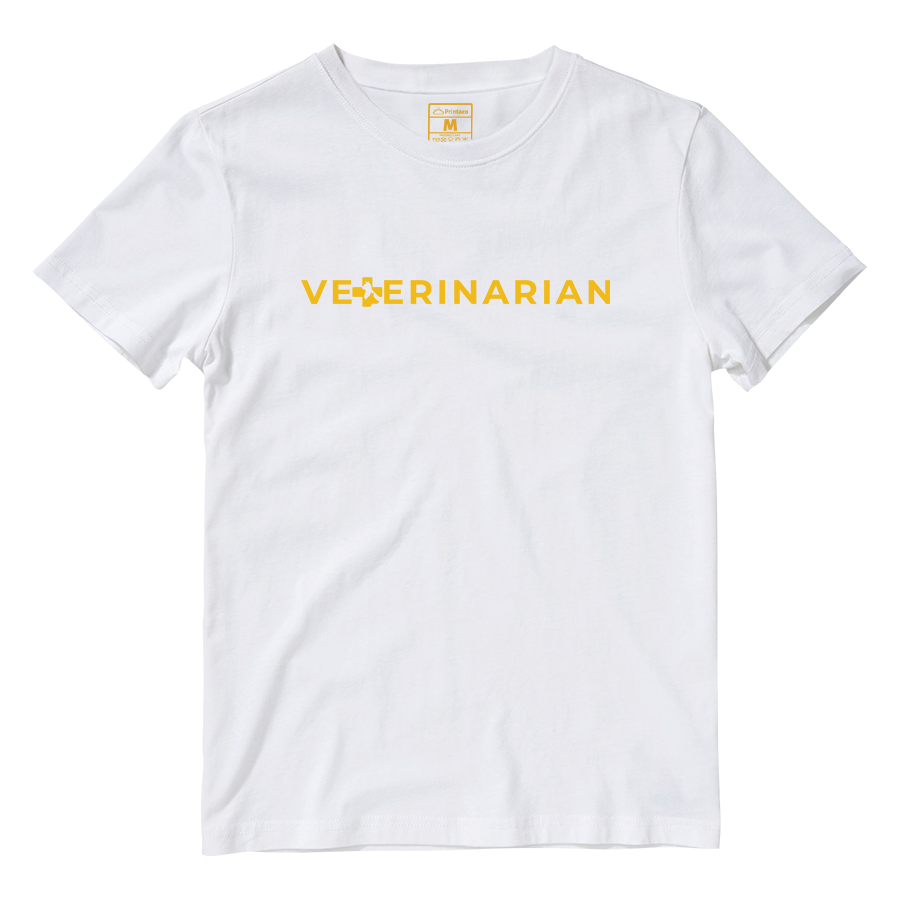 Cotton Shirt: Veterinarian Yellow