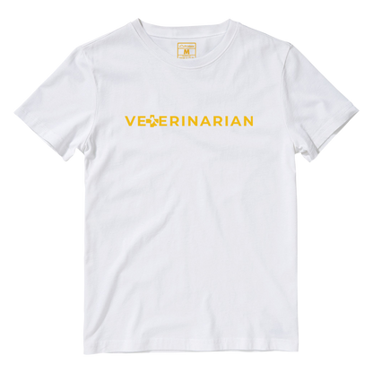 Cotton Shirt: Veterinarian Yellow