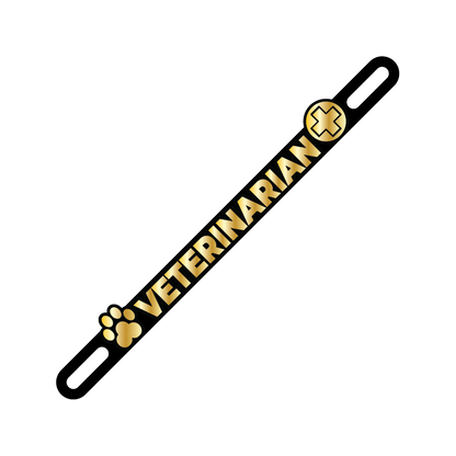 Car Plate Badge: Veterinarian