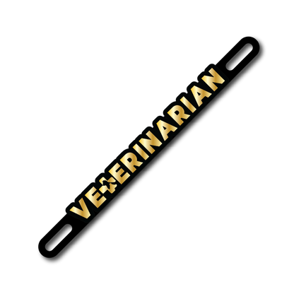 Car Plate Badge: Veterinarian Version 2