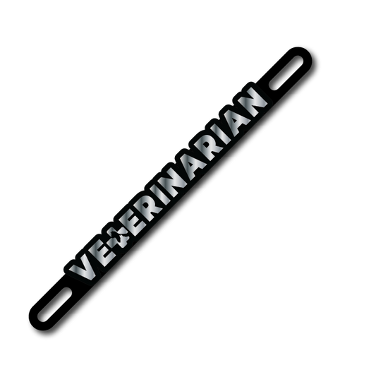 Car Plate Badge: Veterinarian Version 2