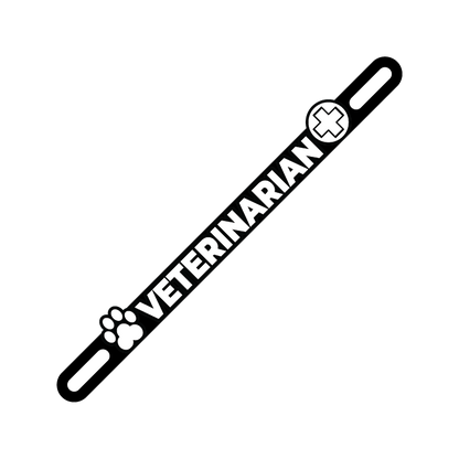 Car Plate Badge: Veterinarian