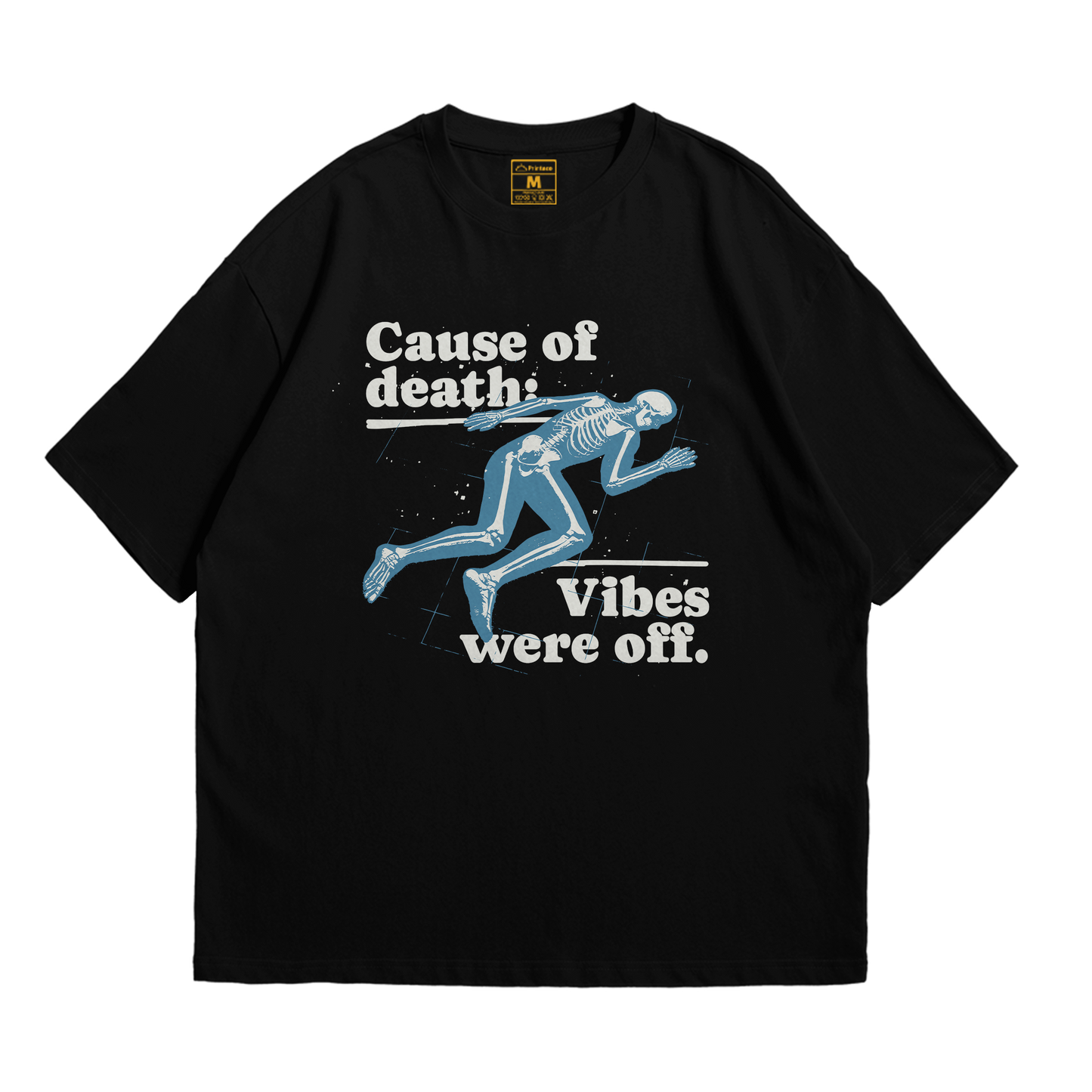 Premium Oversized Cotton Shirt: Vibes Were Off