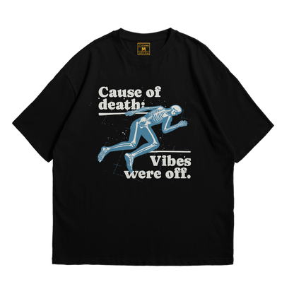 Premium Oversized Cotton Shirt: Vibes Were Off