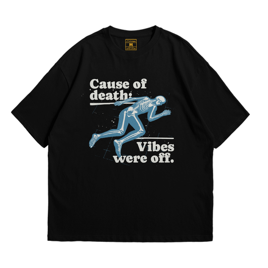 Premium Oversized Cotton Shirt: Vibes Were Off