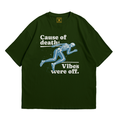 Premium Oversized Cotton Shirt: Vibes Were Off
