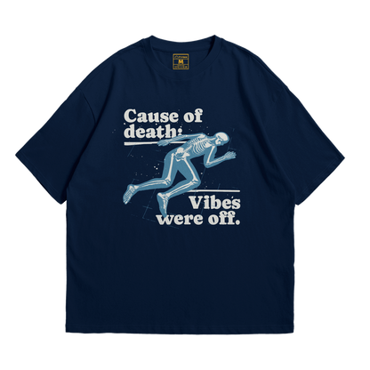 Premium Oversized Cotton Shirt: Vibes Were Off