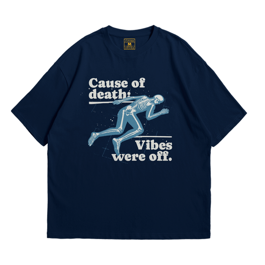 Premium Oversized Cotton Shirt: Vibes Were Off