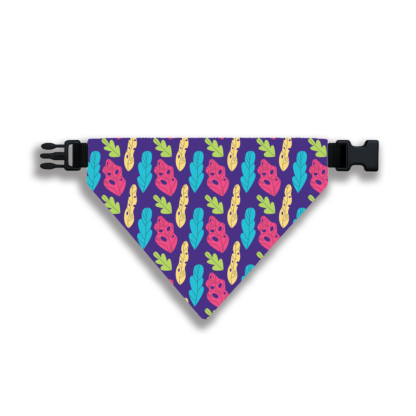 Pet Bandana: Violet Leaves