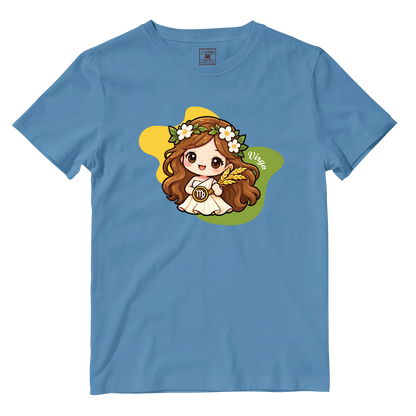 Cotton Shirt: Virgo Cartoon
