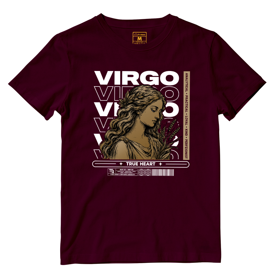 Cotton Shirt: Virgo True Heart