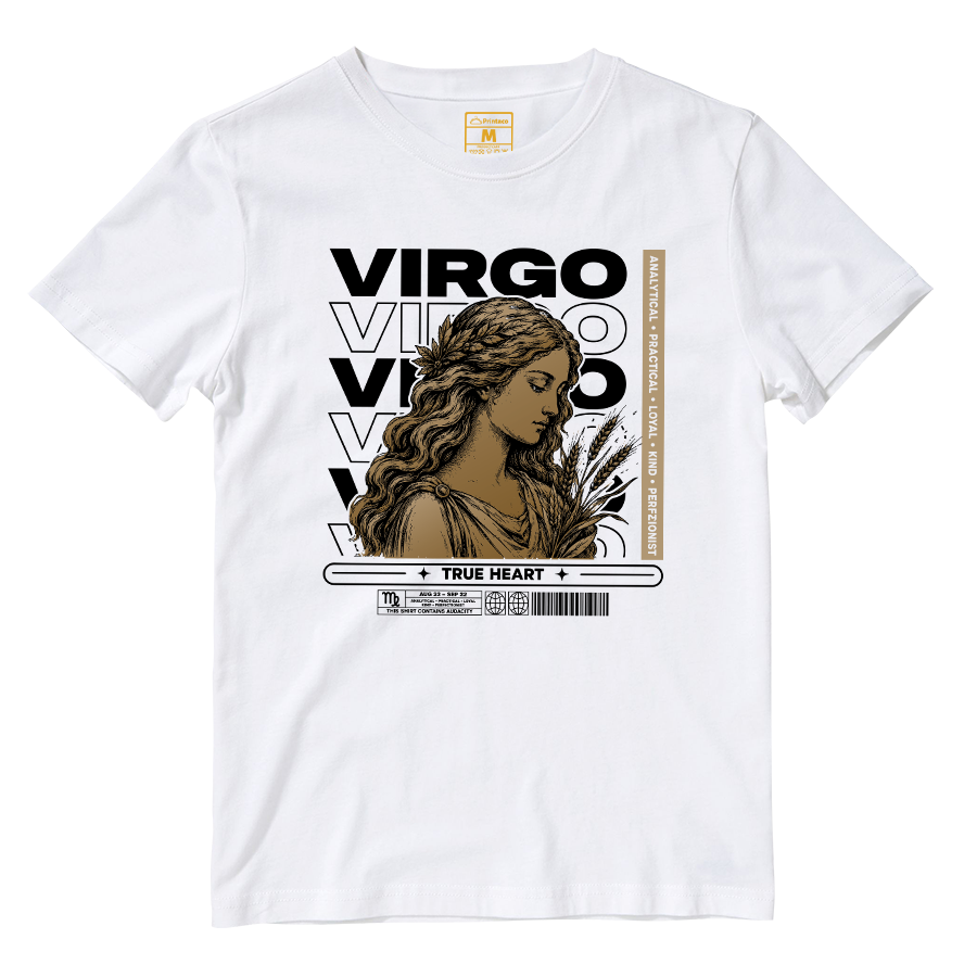 Cotton Shirt: Virgo True Heart
