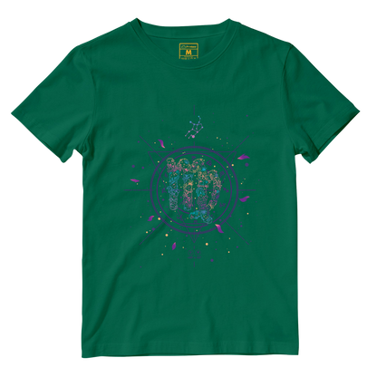 Cotton Shirt: Virgo Floral