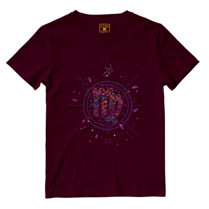 Cotton Shirt: Virgo Floral