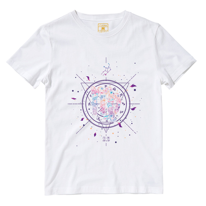 Cotton Shirt: Virgo Floral