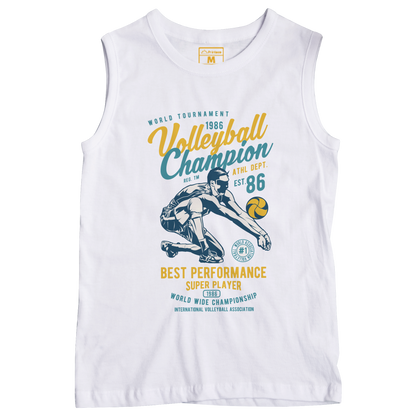 Sleeveless Drifit Shirt: Volleyball Champions