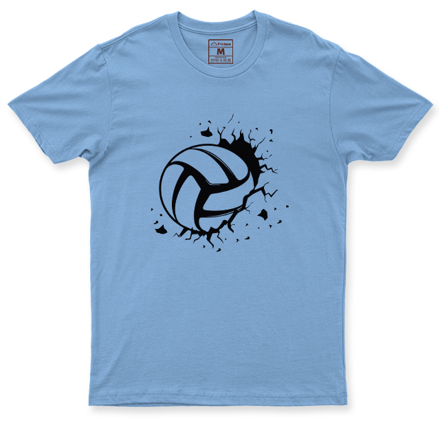 Drifit Shirt: Volleyball Crack