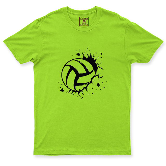 Drifit Shirt: Volleyball Crack