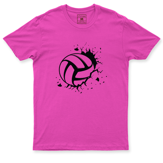 Drifit Shirt: Volleyball Crack