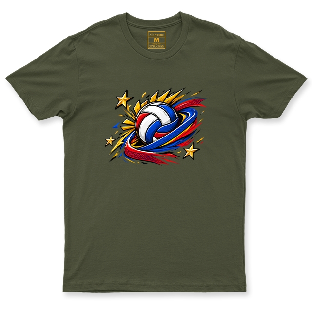 Drifit Shirt: Volleyball Flag