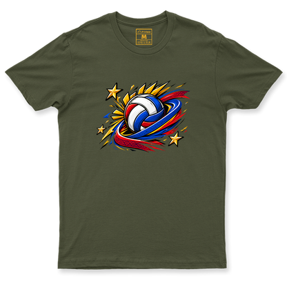 Drifit Shirt: Volleyball Flag