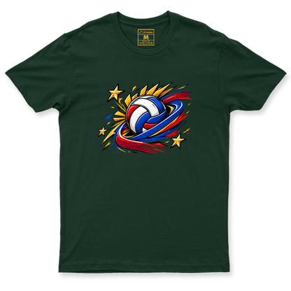 Drifit Shirt: Volleyball Flag