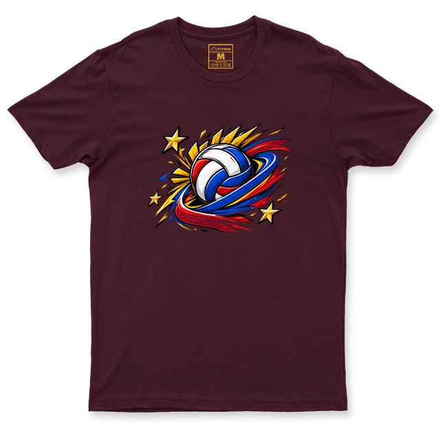 Drifit Shirt: Volleyball Flag