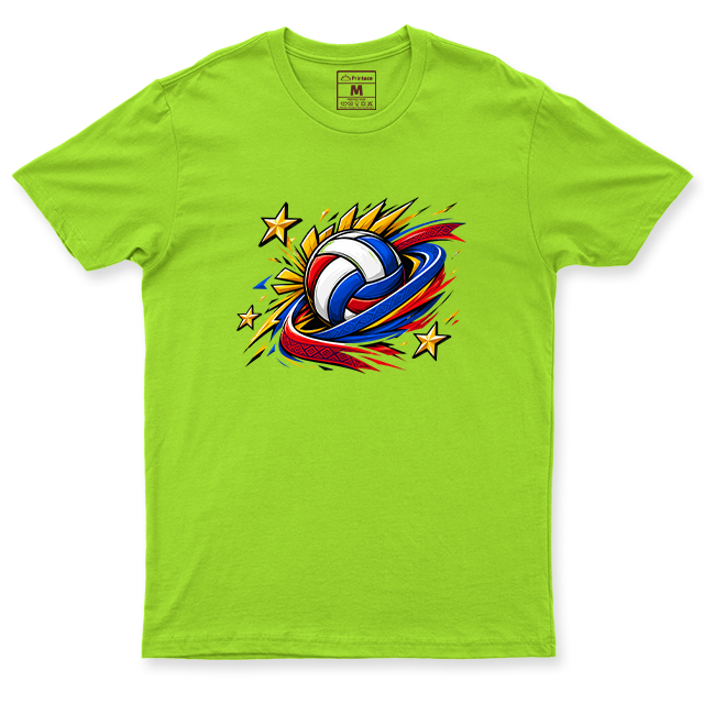 Drifit Shirt: Volleyball Flag