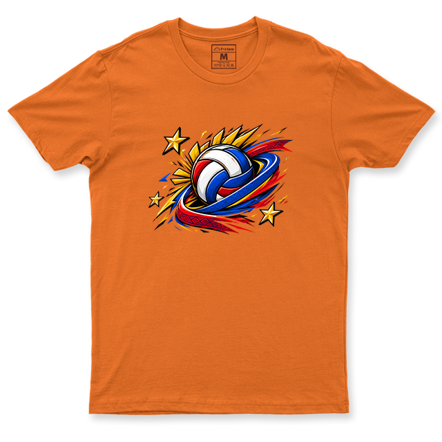 Drifit Shirt: Volleyball Flag