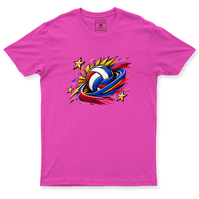 Drifit Shirt: Volleyball Flag