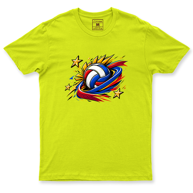 Drifit Shirt: Volleyball Flag