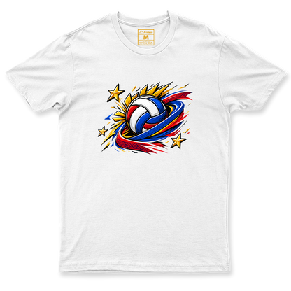 Drifit Shirt: Volleyball Flag