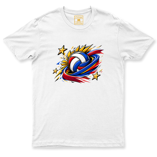 Drifit Shirt: Volleyball Flag