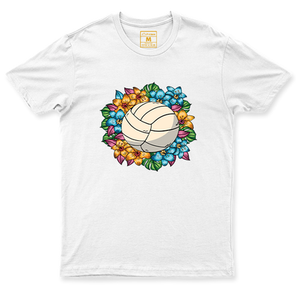 Drifit Shirt: Volleyball Flower