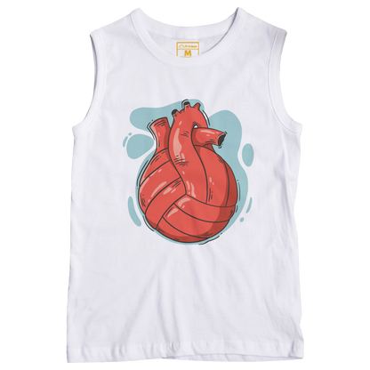 Sleeveless Drifit Shirt: Volleyball Heart