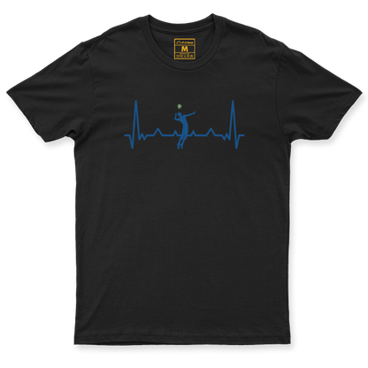 Drifit Shirt: Volleyball Heartbeat