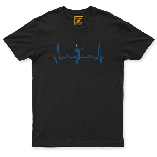 Drifit Shirt: Volleyball Heartbeat