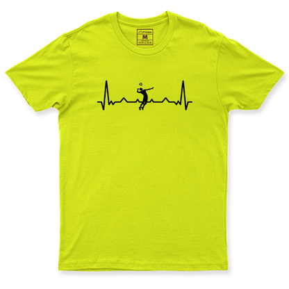 Drifit Shirt: Volleyball Heartbeat