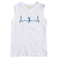 Sleeveless Drifit Shirt: Volleyball Heartbeat