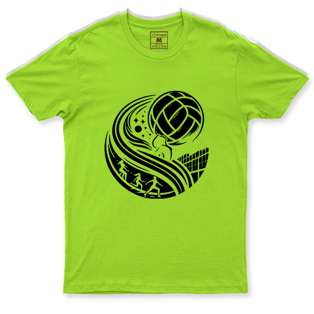 Drifit Shirt: Volleyball Moon