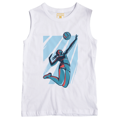 Sleeveless Drifit Shirt: Volleyball Spiker