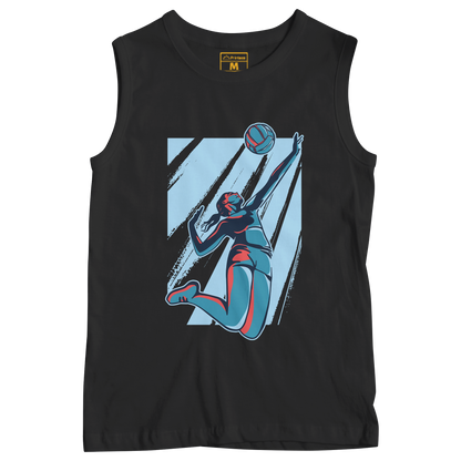 Sleeveless Drifit Shirt: Volleyball Spiker