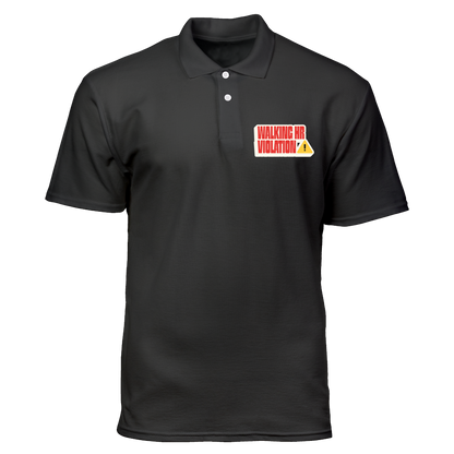 Cotton Polo Shirt: Walking HR Violation Pocket