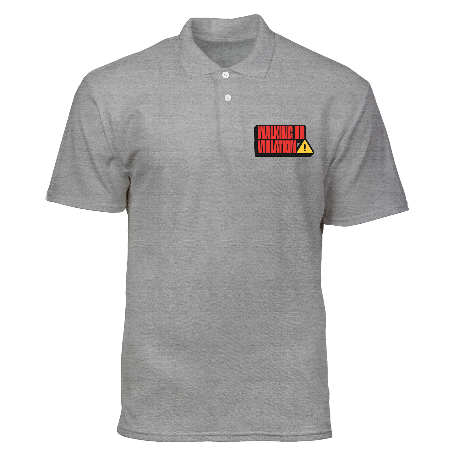 Cotton Polo Shirt: Walking HR Violation Pocket