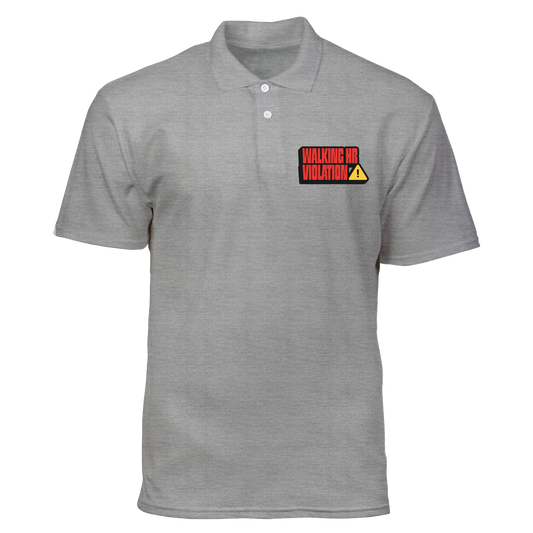 Cotton Polo Shirt: Walking HR Violation Pocket