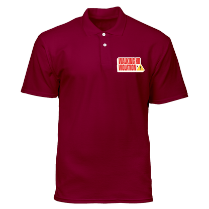 Cotton Polo Shirt: Walking HR Violation Pocket