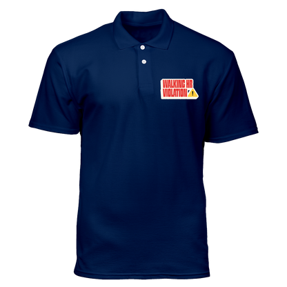 Cotton Polo Shirt: Walking HR Violation Pocket