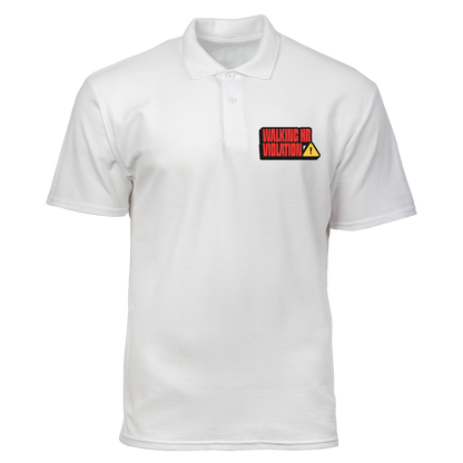 Cotton Polo Shirt: Walking HR Violation Pocket